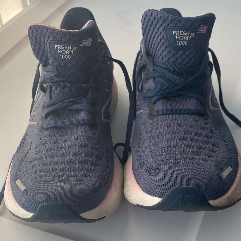 New Balance Fresh Foam 1080 in Navy and Pink